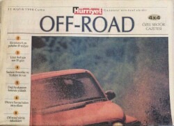 Hürriyet Gazetesi Off-Road Eki 11 Aralık 1998 GZ45031 - 2
