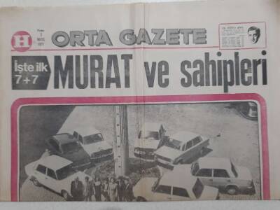 Hürriyet Gazetesi Orta Eki - 2 Mayıs 1971 - İşte İlk 7 + 7 Murat Ve Sahipleri GZ112774 - 1