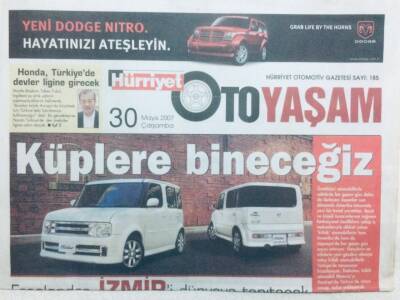 Hürriyet Gazetesi Oto Yaşam 30 Mayıs 2007 - İstanbulda Davos Gibi Otomobil Zirvesi GZ42738 - 1