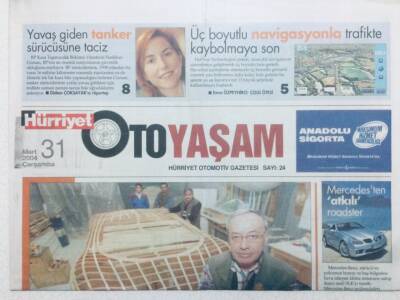 Hürriyet Gazetesi Oto Yaşam 31 Mart 2005 - Üç Boyutlu Navigasyon GZ41521 - 1
