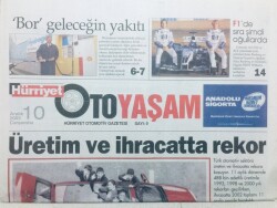 Hürriyet Gazetesi Oto Yaşam Eki - 10 Aralık 2003 - Üretim Ve İhracatta Rekor GZ43449 - 2