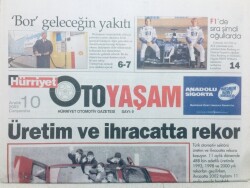 Hürriyet Gazetesi Oto Yaşam Eki - 10 Aralık 2003 - Üretim Ve İhracatta Rekor GZ43449 - 1