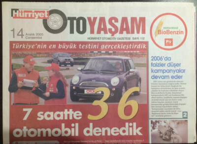 Hürriyet Gazetesi Oto Yaşam Eki 14 Aralık 2005 - Loganı Üretenlerin Yüzde 35i Kadın GZ21980 - 1