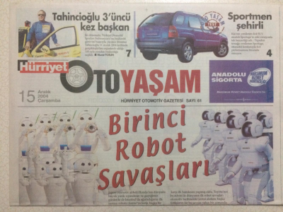 Hürriyet Gazetesi Oto Yaşam Eki 15 Aralık 2004 - Ucuz Otomobil İçin Son 15 Gün GZ23852 - 1
