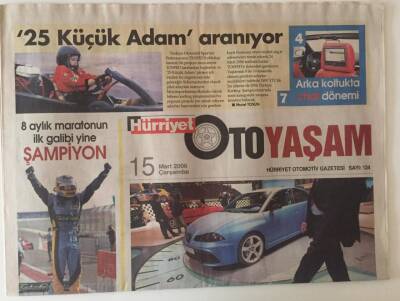 Hürriyet Gazetesi Oto Yaşam Eki 15 Mart 2006 - KDV İnse Tüketici En Az 2 Bin Ytl Kazanır GZ31403 - 1