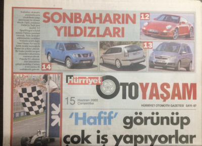Hürriyet Gazetesi Oto Yaşam Eki 158 Haziran 2005 - Motorla Düşüp Kalkmayı Biliyor muyuz? GZ21981 - 1