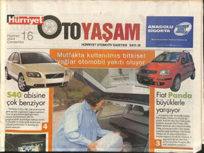Hürriyet Gazetesi Oto Yaşam Eki 16 Haziran 2004 - Fiat Panda Büyüklerle Yarışıyor GZ97342 - 1