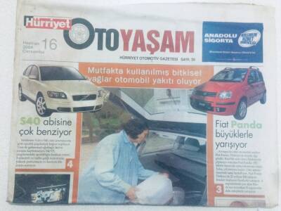 Hürriyet Gazetesi Oto Yaşam Eki 16 Haziran 2004 - Önce Tavaya Sonra Depoya GZ40427 - 1