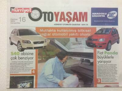 Hürriyet Gazetesi Oto Yaşam Eki 16 Haziran 2004 - Önce Tavaya Sonra Depoya GZ47903 - 1