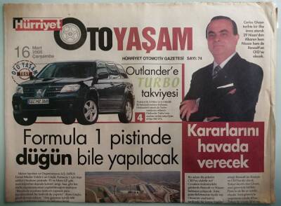 Hürriyet Gazetesi Oto Yaşam Eki 16 Mart 2005 Arazide Doğdu Şehirli Oldu - GZ37760 - 1