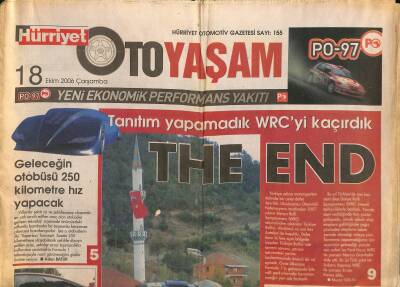 Hürriyet Gazetesi Oto Yaşam Eki 18 Ekim 2006 - İşte Yeni Corolla - Tanıtım Yapamadık WRCyi Kaçırdık GZ116398 - 1