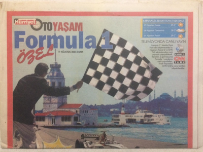 Hürriyet Gazetesi Oto Yaşam Eki - 19 Ağustos 2005 - İstanbul Vınlayacak 2.5 Milyar Kişi İzleyecek GZ24451 - 1