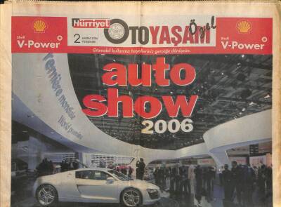 Hürriyet Gazetesi Oto Yaşam Eki 2 Kasım 2006 - Anna Kournikova Fuar İçin İlk Kez Türkiyeye Geliyor GZ116959 - 1