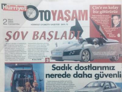 Hürriyet Gazetesi Oto Yaşam Eki 2 Mart 2005 - Arabalarımız Nerede Daha Güvenli GZ42277 - 1