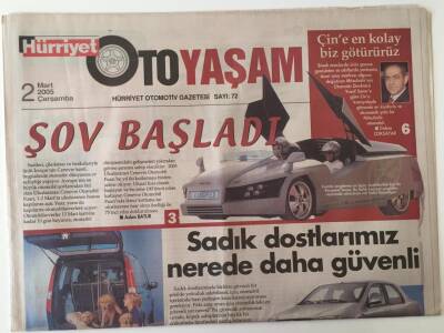 Hürriyet Gazetesi Oto Yaşam Eki 2 Mart 2005 - Ralli Loto Değil Şampiyon Tektir GZ18727 - 1