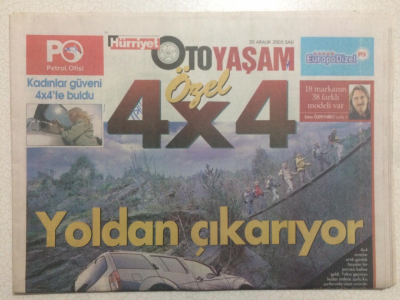 Hürriyet Gazetesi Oto Yaşam Eki 20 Aralık 2005 - 18 Markanın 38 Farklı Modeli Var GZ23844 - 1