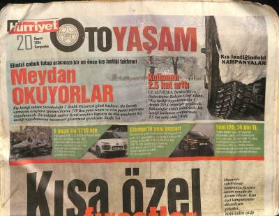 Hürriyet Gazetesi Oto Yaşam Eki 20 Kasım 2014 - Citroenin Yeni Kozları - 200 Bin Adetlik Satış Beklentisi GZ98895 - 1