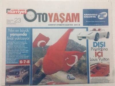 Hürriyet Gazetesi Oto Yaşam Eki - 23 Haziran 2004 - Ralli Rüzgarı Antalyada Esecek GZ46720 - 1
