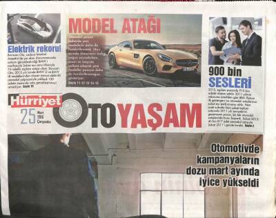 Hürriyet Gazetesi Oto Yaşam Eki 25 Mart 2015 - Fırsat Baharı GZ104913 - 1