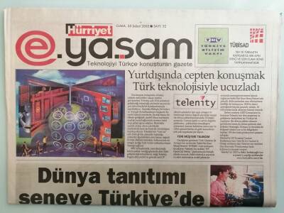 Hürriyet Gazetesi Oto Yaşam Eki 25 Şubat 2005 Cep Telefonunda Şölen Başladı -GZ14831 - 1