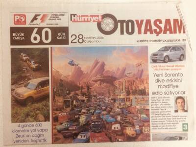 Hürriyet Gazetesi Oto Yaşam Eki 28 Haziran 2006 - Audi 6 Yıllık Satışı Bir Yıla Sığdıracak GZ38995 - 1