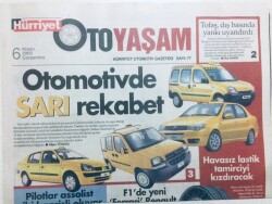 Hürriyet Gazetesi Oto Yaşam Eki 6 Nisan 2005 - Otomotivde Sarı Rekabet GZ43376 - 1