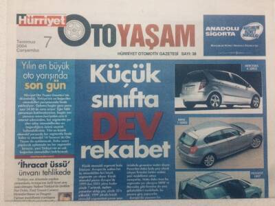 Hürriyet Gazetesi Oto Yaşam Eki - 7 Temmuz 2004 - Çin Malı Otomobiller Amerika Yollarında GZ46722 - 1