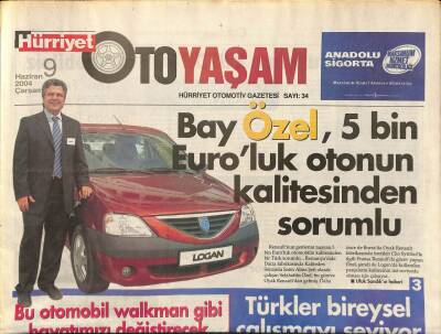 Hürriyet Gazetesi Oto Yaşam Eki 9 Haziran 2004 - Yılın En Büyük Otomobil Yarışına Rekor Katılım GZ97344 - 1