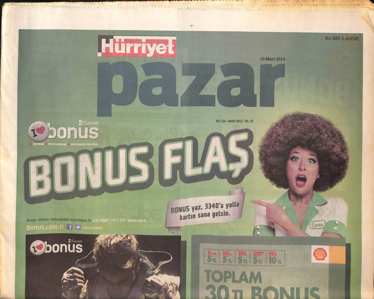 Hürriyet Gazetesi Pazar Eki 10 Mart 2013 - Harlem Shake'i Kim Buldu ? GZ159845 - 1
