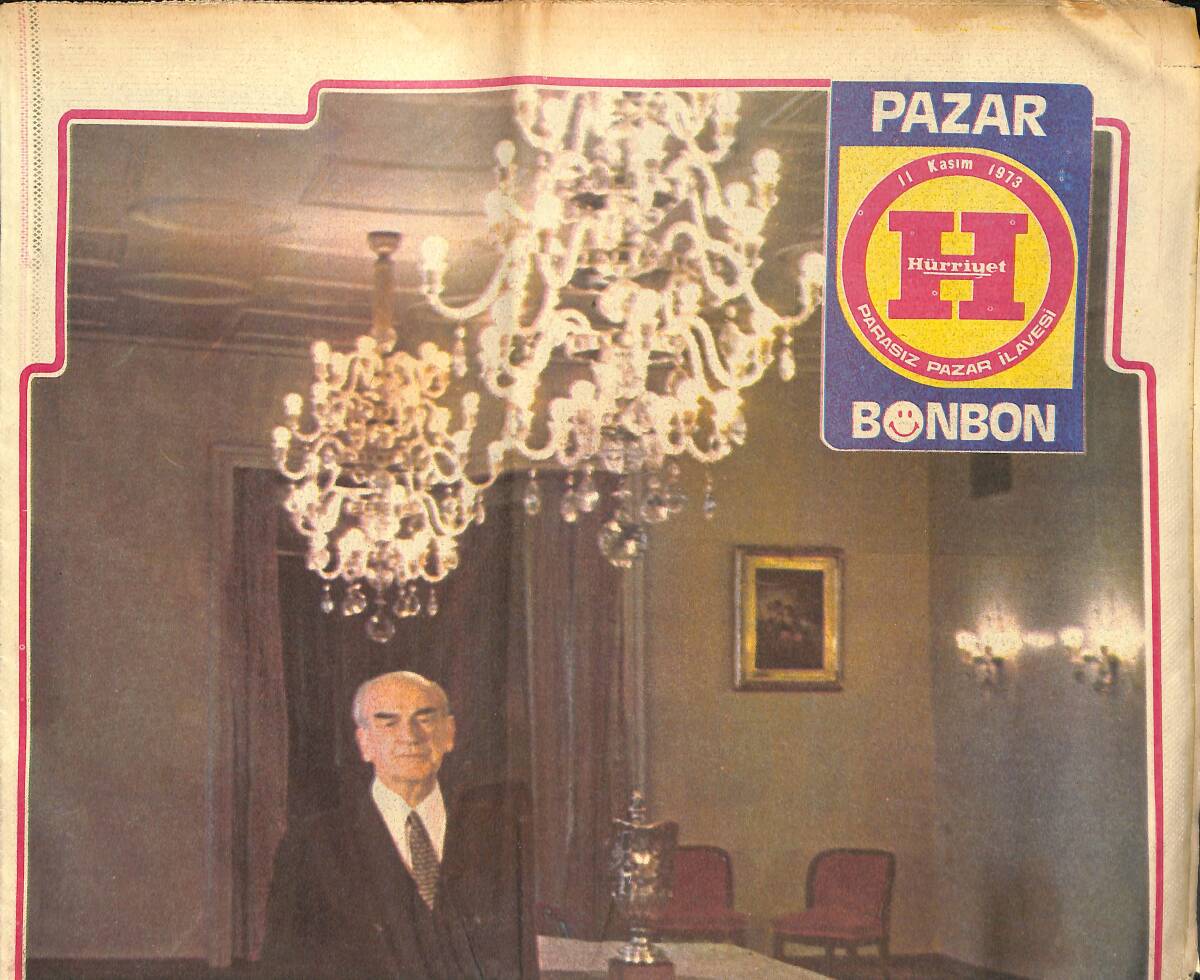 Hürriyet Gazetesi Pazar Eki 11 Kasım 1973 - İtalyanlar Ayhan Işık'ın Peşini Bırakmıyor! - Açıl Susam Açıl'ın İlk Cildi Bu Ay Elinize Geçecek! GZ138405 - 1