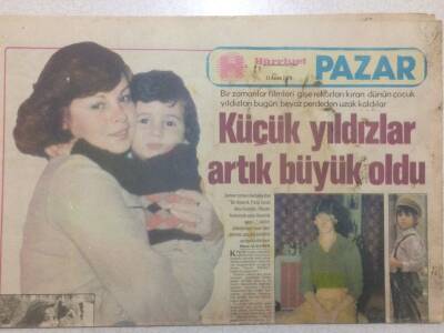 Hürriyet Gazetesi Pazar Eki 11 Kasım 1979 - Küçük Yıldızlar Artık Büyük Oldu,Ayşecik,Sezercik GZ51693 - 1