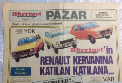 Hürriyet Gazetesi Pazar Eki 11 Mayıs 1975 - Böyle İmkanlar Şimdiye Kadar Görülmedi GZ21541 - 1