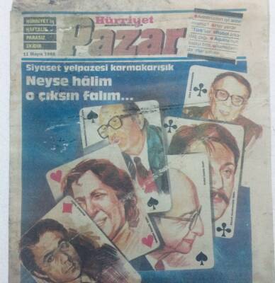 Hürriyet Gazetesi Pazar Eki 11 Mayıs 1986 - Ali UrasFenerbahçe Başkanı Olsaydım GZ42275 - 1