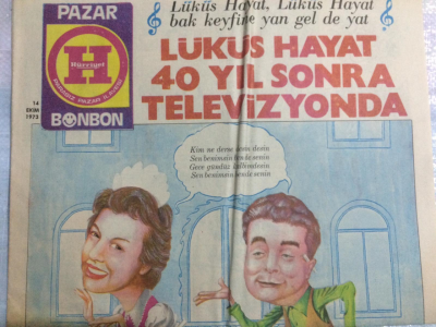 Hürriyet Gazetesi Pazar Eki 14 Ekim 1973 - Türkiyede Operat GZ21502 - 1