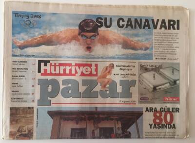 Hürriyet Gazetesi Pazar Eki 17 Ağustos 2008 - Ara Güler 80 Yaşında GZ28331 - 1