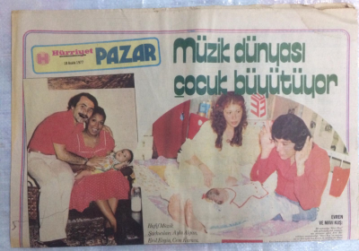 Hürriyet Gazetesi Pazar Eki 18 Aralık 1977 - Erol Evgin,Önce Elvan Sonra Murat Oldu,Cem Karacanın Emrah Tutkusu GZ21549 - 1