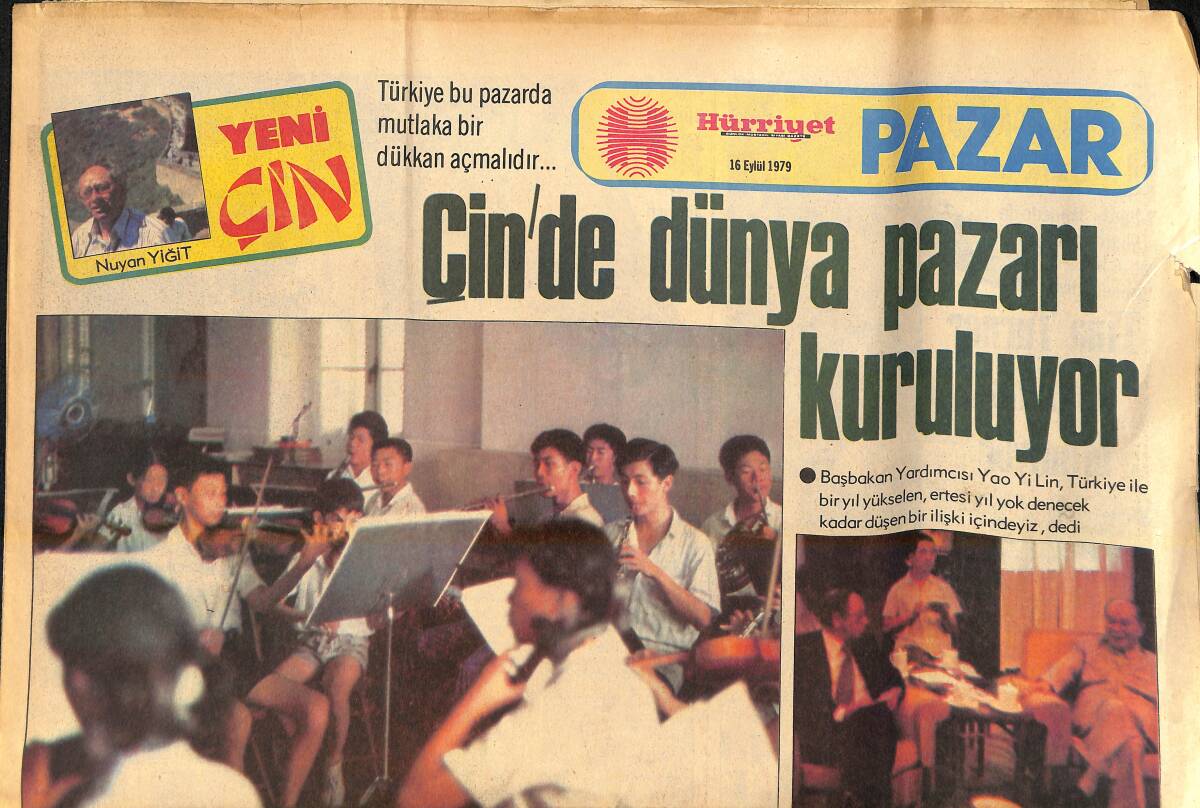 Hürriyet Gazetesi Pazar Eki 19 Eylül 1979 - Tina Turner Yorulmak Bilmiyor - Çin'de Dünya Pazarı Kuruluyor GZ156566 - 1