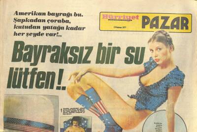 Hürriyet Gazetesi Pazar Eki 19 Haziran 1977 - Çizgi Kahramanlar Canlanıyor - Vampirella,Ormanlar Kraliçesi Sheena,Hemşire Nellie GZ114290 - 1