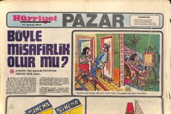 Hürriyet Gazetesi Pazar Eki 19 Mayıs 1974 - Füsun Önal da Kendine Grup Kurdu GZ157985 - Gökçekoleksiyon