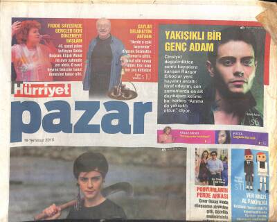 Hürriyet Gazetesi Pazar Eki 19 Temmuz 2015 - Selda Bağcan Frodo Sayesinde Gençler Beni Dinlemeye Başladı GZ119535 - 1