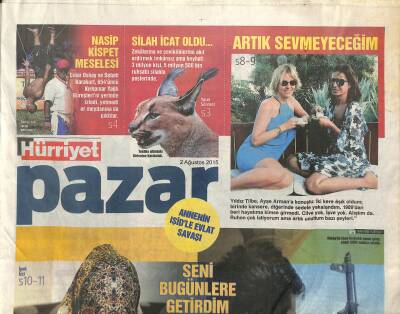 Hürriyet Gazetesi Pazar Eki 2 Ağustos 2015 - ABDli Christopher Wilson Anıtkabirin Kitabını Yazdı GZ117024 - 1