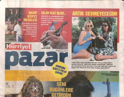 Hürriyet Gazetesi Pazar Eki 2 Ağustos 2015 - ABDli Christopher Wilson Anıtkabirin Kitabını Yazdı GZ117260 - 1