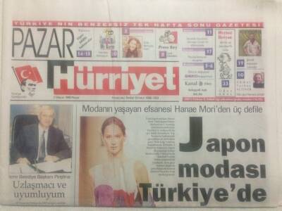 Hürriyet Gazetesi Pazar Eki 2 Mayıs 1999 - Japon Modası Türkiyede GZ38082 - 1