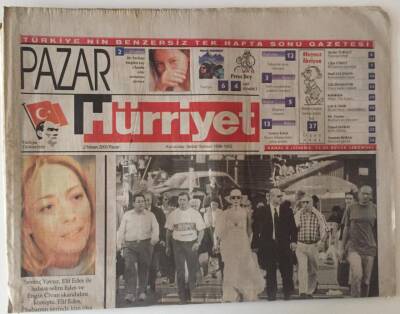 Hürriyet Gazetesi Pazar Eki 2 Nisan 2000 - Arjantinde Evlenen İlk Türk Çift Ayşe Arman Evlendi GZ31390 - 1