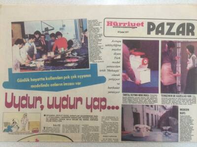 Hürriyet Gazetesi Pazar Eki 20 Şubat 1977 - İtalyan Yıldızları Televizyona Çıkarma Yaptı GZ35158 - 1