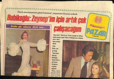 Hürriyet Gazetesi Pazar Eki 21 Mayıs 1978 - Kıyafetler Oya Perinin Başına Dert Oluyor GZ115262 - 1