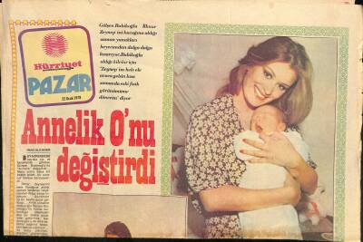 Hürriyet Gazetesi Pazar Eki 22 Ocak 1978 - Annelik Onu Değiştirdi * Gülşen Bubikoğlu GZ115255 - 1