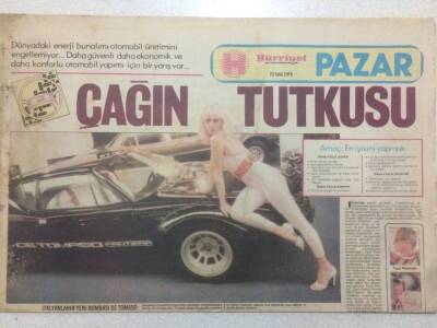 Hürriyet Gazetesi Pazar Eki 23 Eylül 1979 - İtalyanların Yeni Bombası Tomaso GZ51690 - 1
