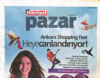Hürriyet Gazetesi Pazar Eki 23 Haziran 2013 - Brezilya Gezisi GZ109879 - 1
