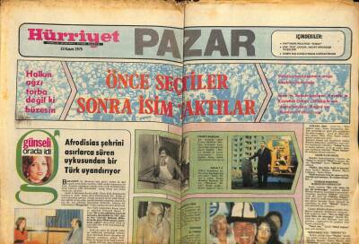 Hürriyet Gazetesi Pazar Eki 23 Kasım 1975 - Okulun Böylesi,İsteyen Ders İsteyen Aşk GZ78425 - 1